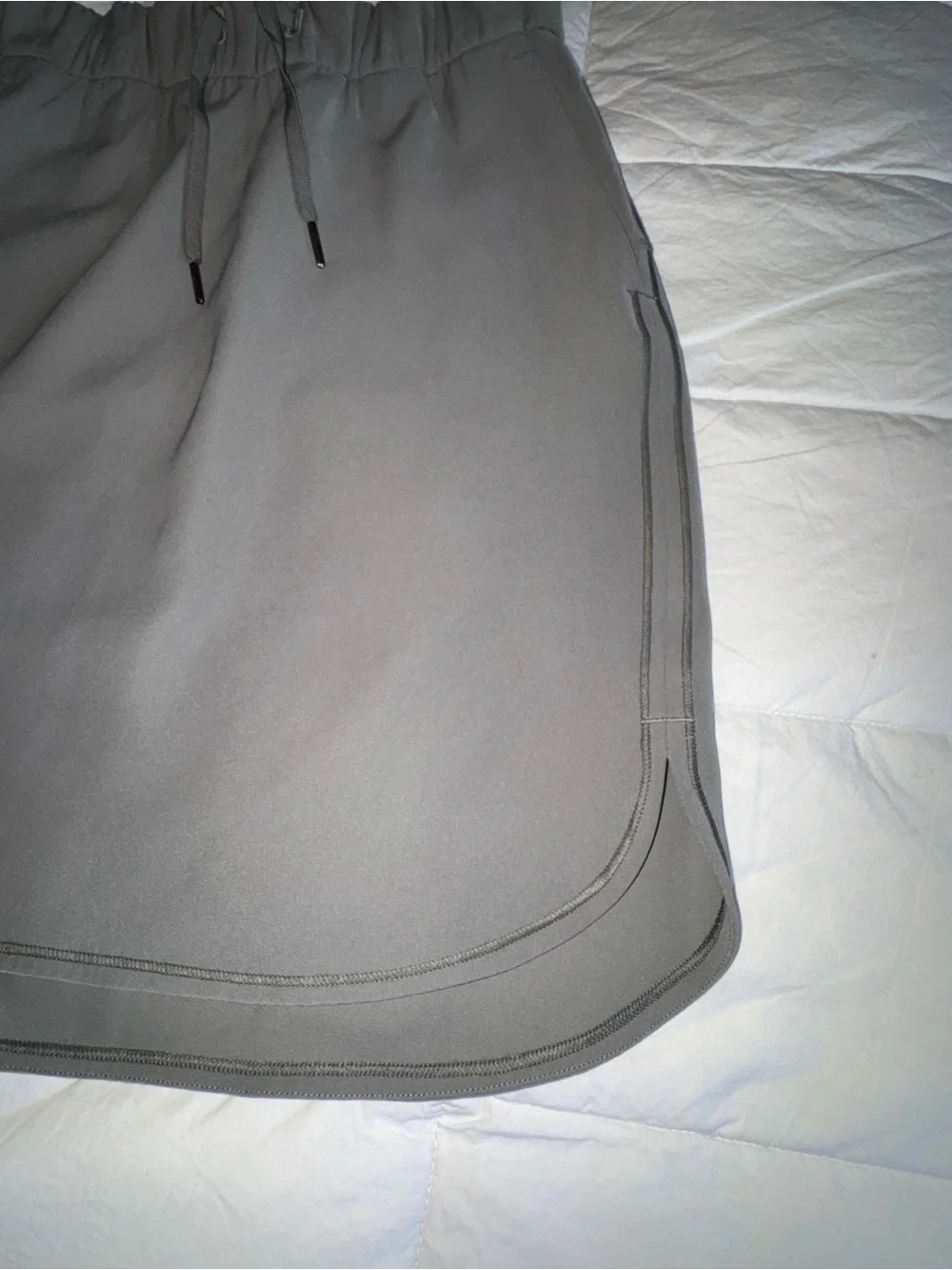 lululemon athletica Olive Drawstring Mini Skirt